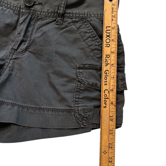 UNIONBAY Utility Shorts Junior Sz 3 Boy Fit 100% Cotton Union Bay Grey 6 Pockets - Picture 6 of 7